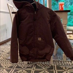 Carhartt plum utility jacket